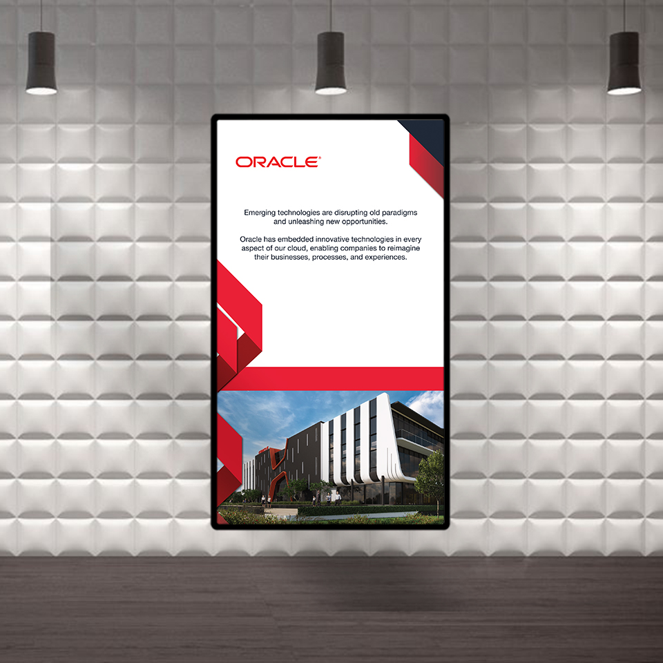 digital signage design oracle