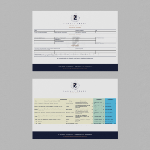 custom document design saddle trade document design johannesburg cover design 04 a