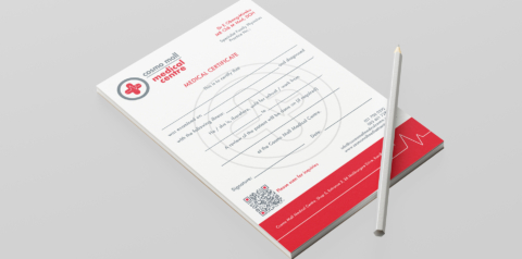 medical doctors notepad print design