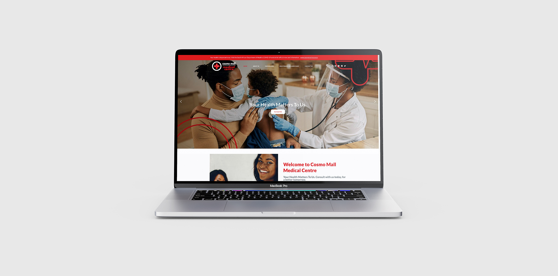 Medical Centre Corporate Identity Design, Website Design and Advertising