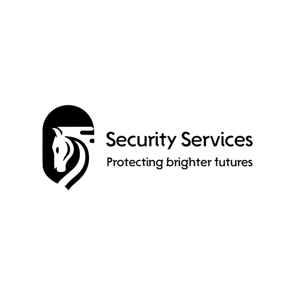Modern Masculine Security Service Logo Design For Bla 