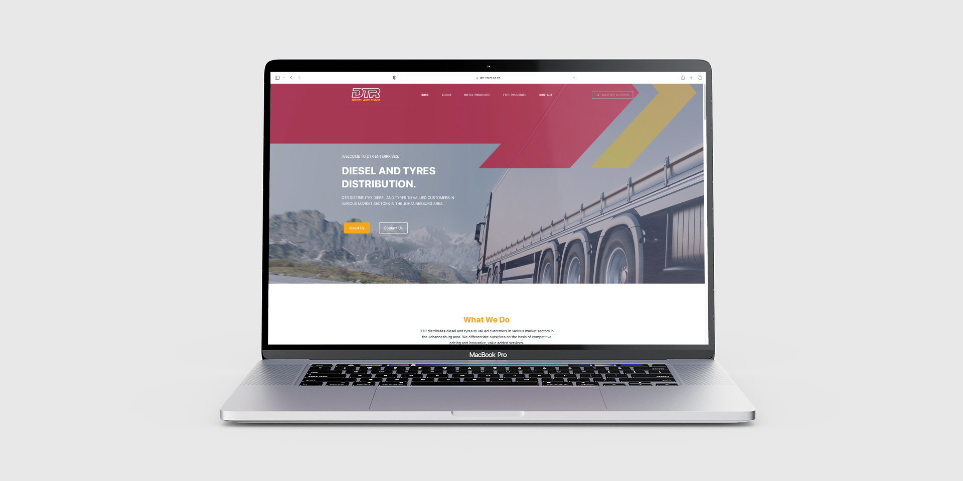 Diesel and Truck Tyre Mobile Services Website Design South Africa