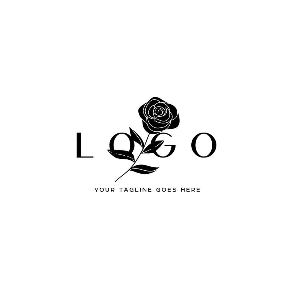 Pink Rose Logo Design - Mash Up Creative - Logo Design, Graphic Design ...