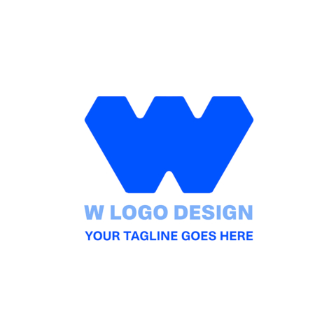 Logo Design Bold Letter W