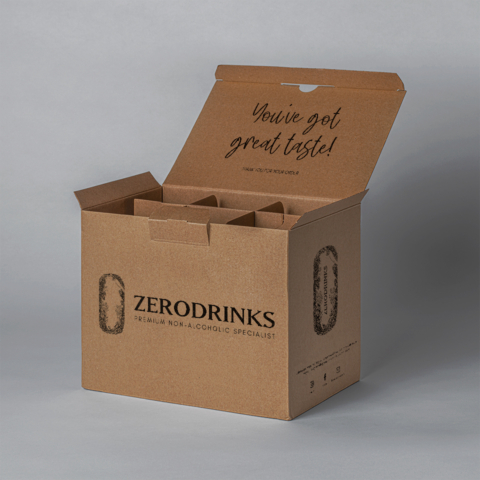 logo design on box concept