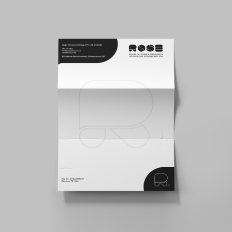 technology business letterhead design south africa 1