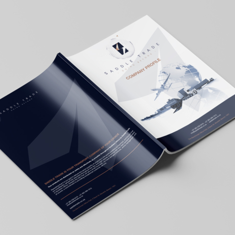 logistics company profile design south africa cover