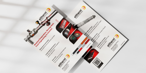 print flyer branding design heat tracing engineering corporate design