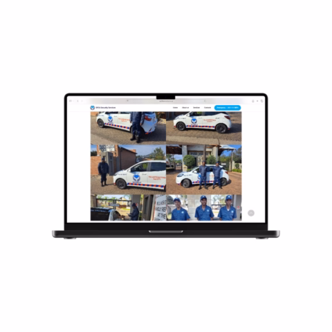 company profile and website design company profile design south africa digital format security services print email digital design southafrica 07