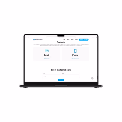company profile and website design company profile design south africa digital format security services print email digital design southafrica 08