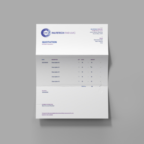 corporate identity corporate stationery design south africa business quotation design