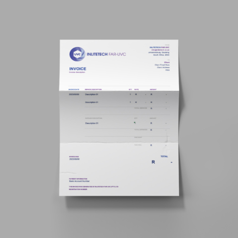 corporate identity corporate stationery design south africa invoice design