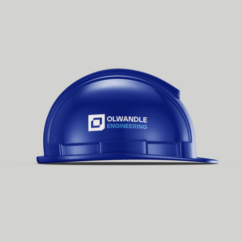 logo company profile design south africa engineering hardhat b4