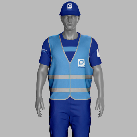 logo company profile vest branding design south africa engineering hardhat front v3