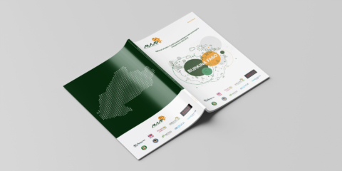 medical annual report design and layout burkina faso africa cover