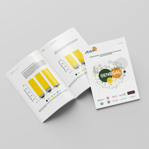 medical annual report design and layout senegal africa