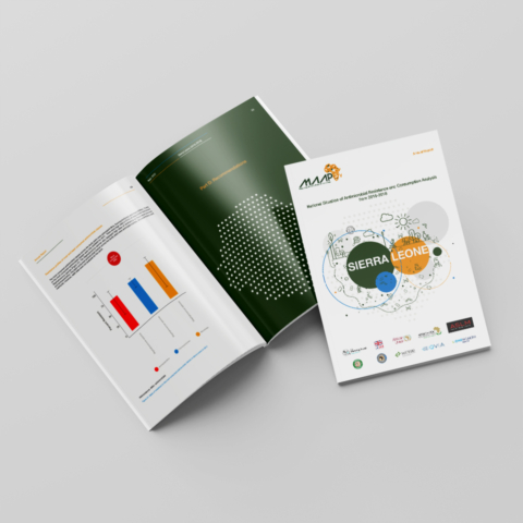 medical annual report design and layout sierra leone africa 1