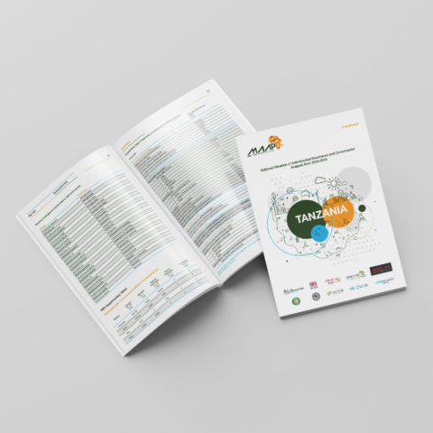 medical annual report design and layout tanzania africa cover