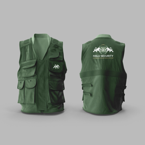 securityservice companyprofile branding vest design green in westerncape south africa