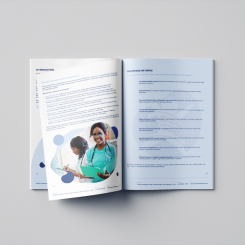 medical company profile design southafrica northerncape