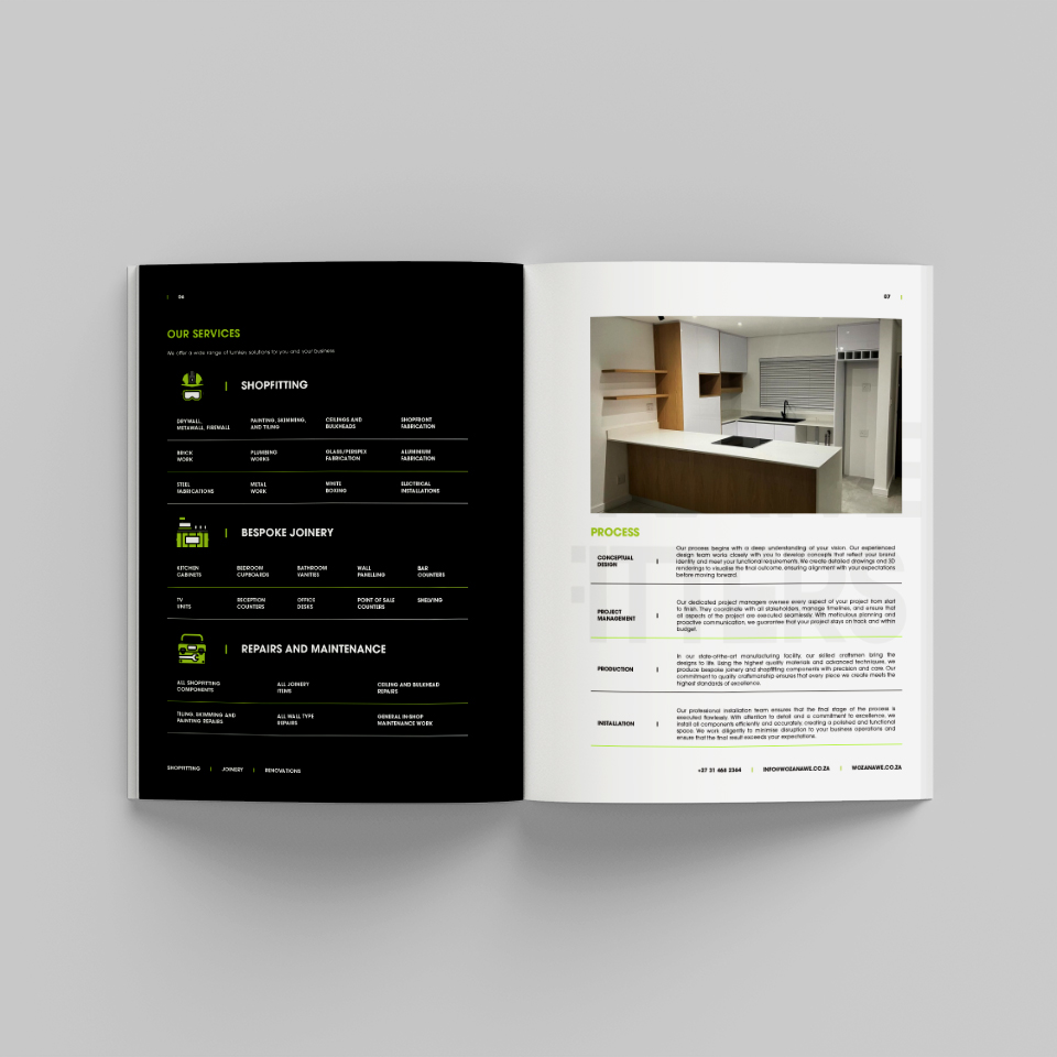 Company Profile Design and Layout Africa