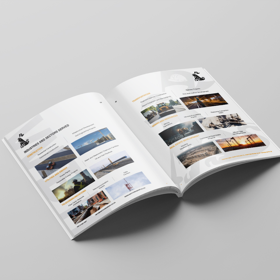 Security Company Profile Design and Layout Africa