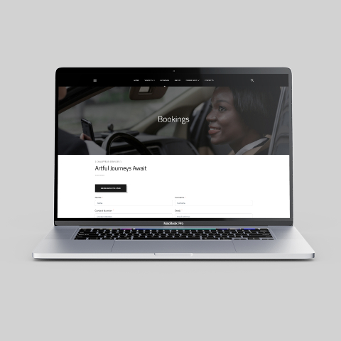 website transit transport chauffeur service design in south africa johannesburg webdesign layout designers in africa 05