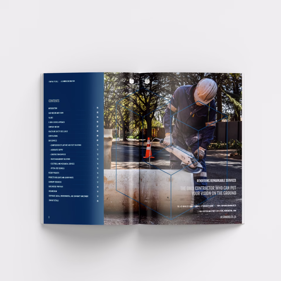 Company Profile Design and Layout Africa