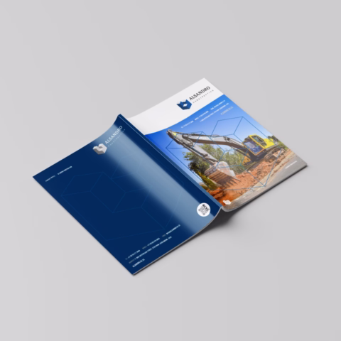 Construction and Civil Engineering Company Profile Design