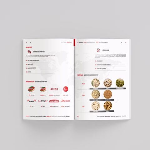 Trade and Distribution Company Profile Design in Africa South Africa Mozambique Botswana Nambia Zimbabwe Anglo 07