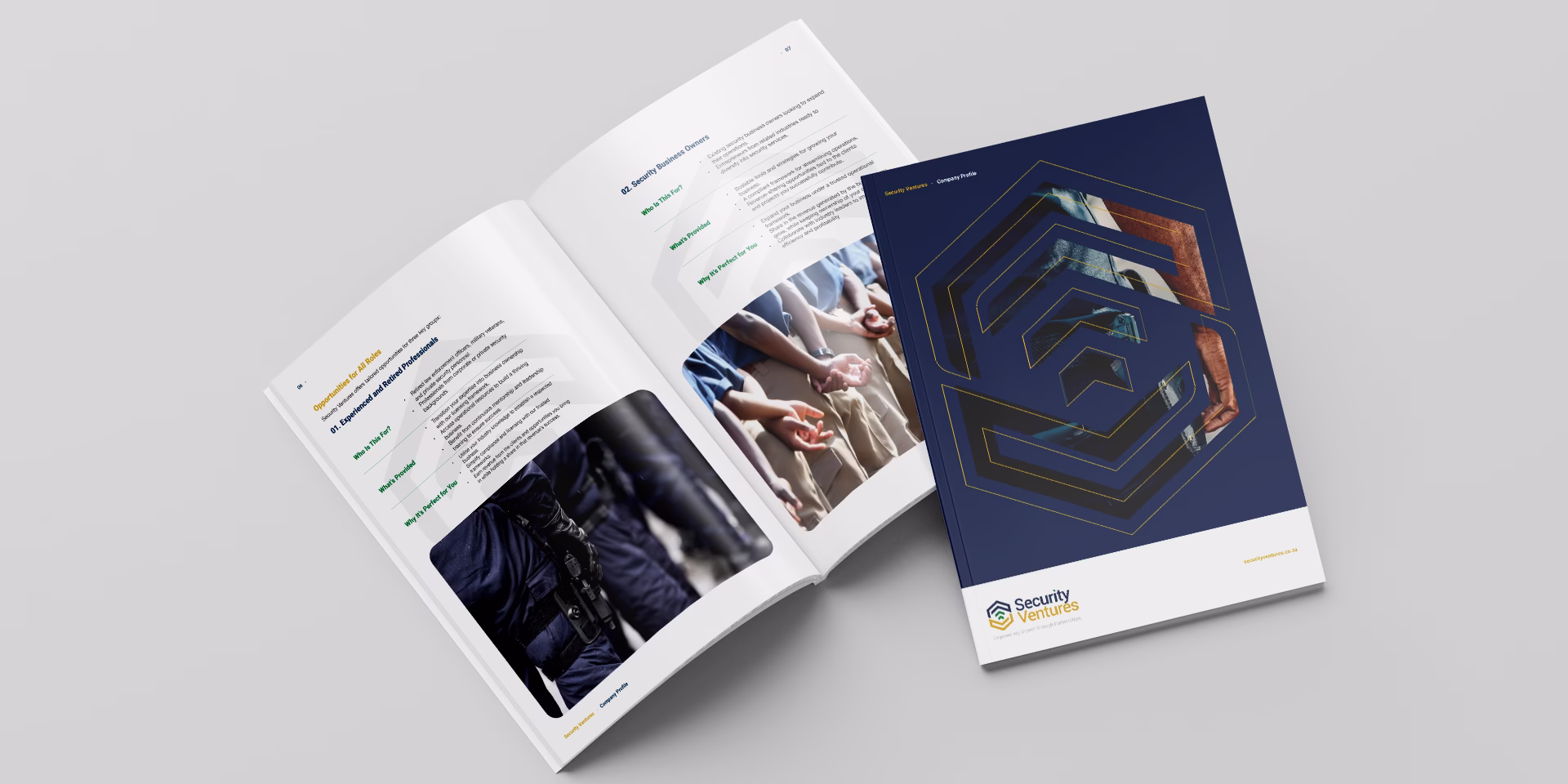 Security Industry Company Profile Design