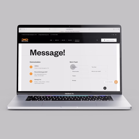 construction website and company profile design logo design africa south africa johannesburg design 09