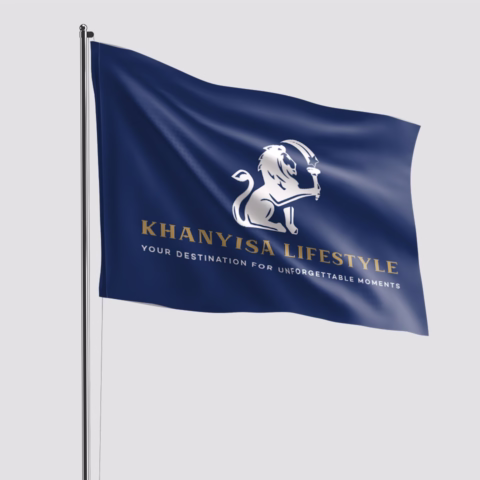 guest house logo design branding design south africa square flags 01