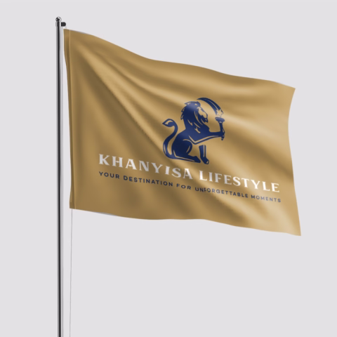 guest house logo design branding design south africa square flags 02