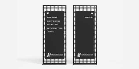 guest house signage design print installation logo design africa south africa 17