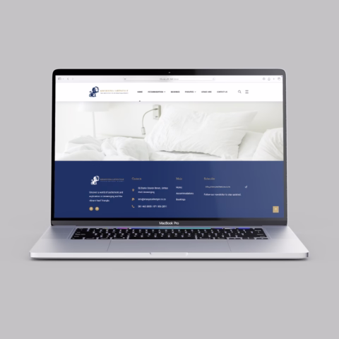 guest house website and company profile design logo design and brochure design africa south africa johannesburg design 12