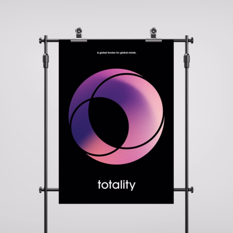 international investment marketplace logo design poster design 01